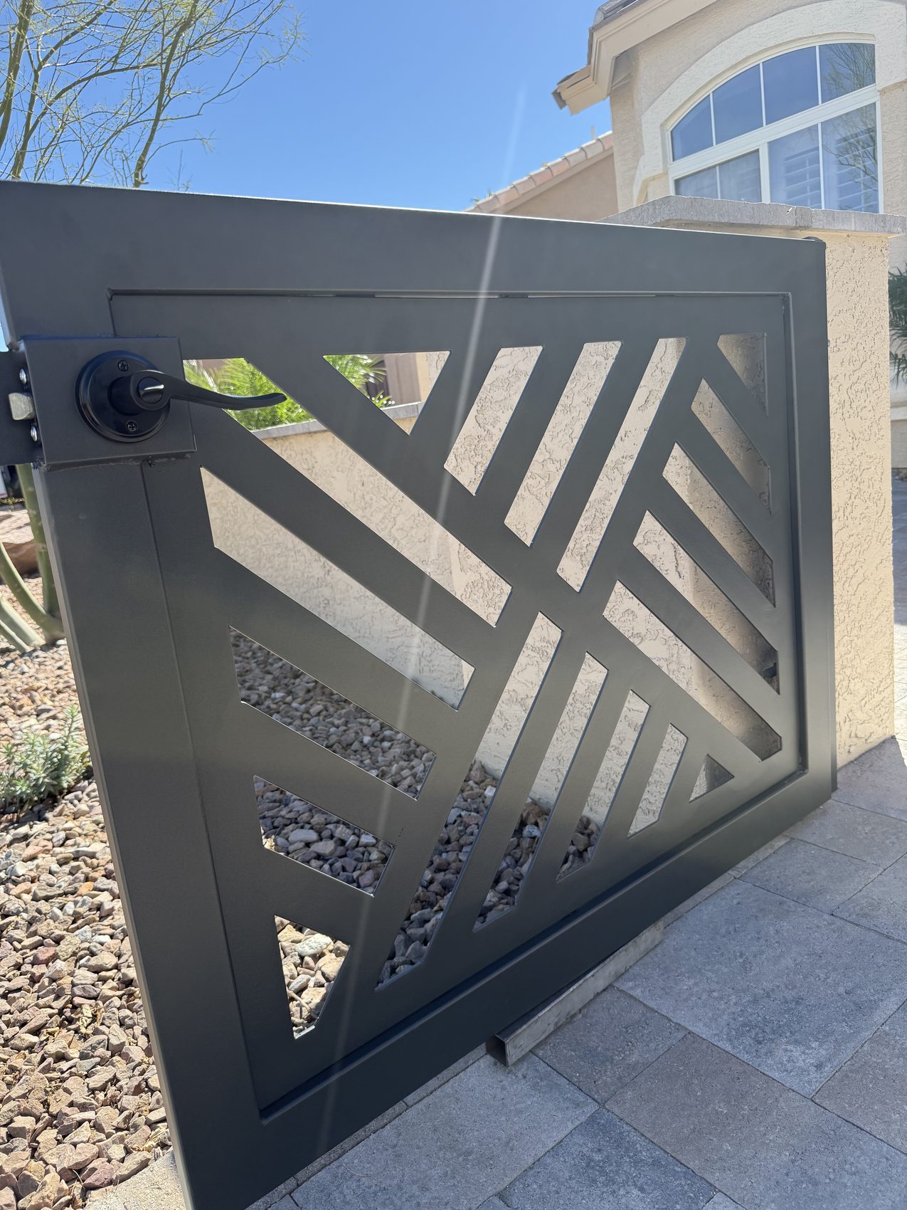 CNC Crossroad Courtyard Gate
