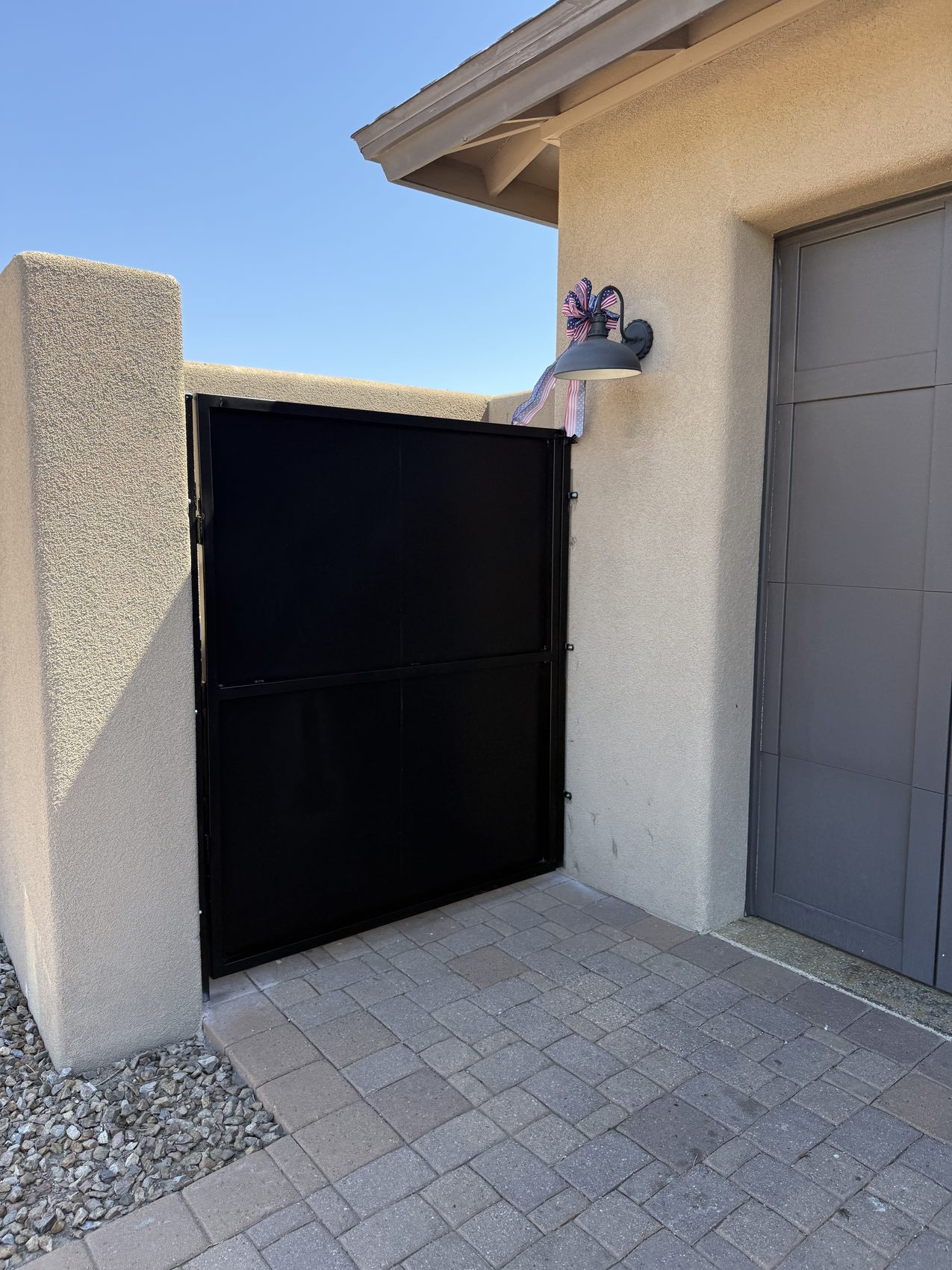 Standard Single Solid Panel Gate