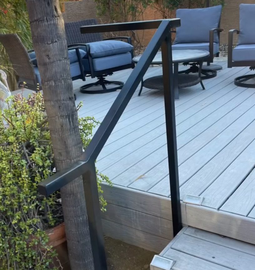 Deck Access Square Tube Railing