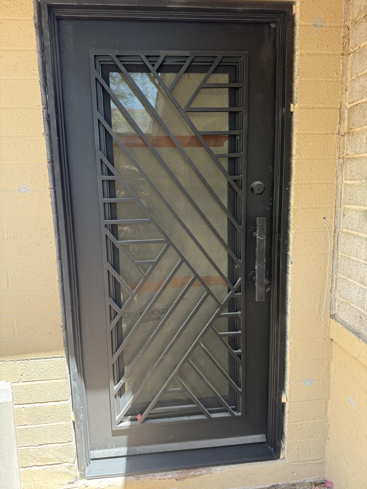 Picket Iron Door