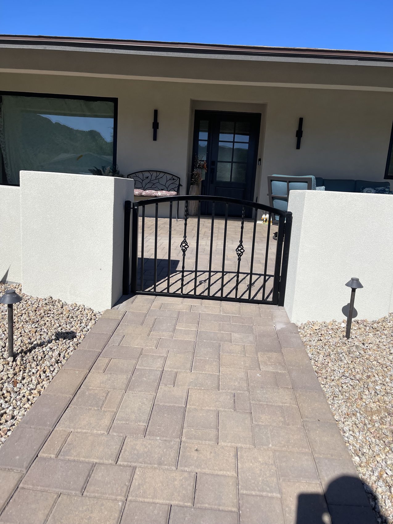 Decorative Wrought Iron Gate