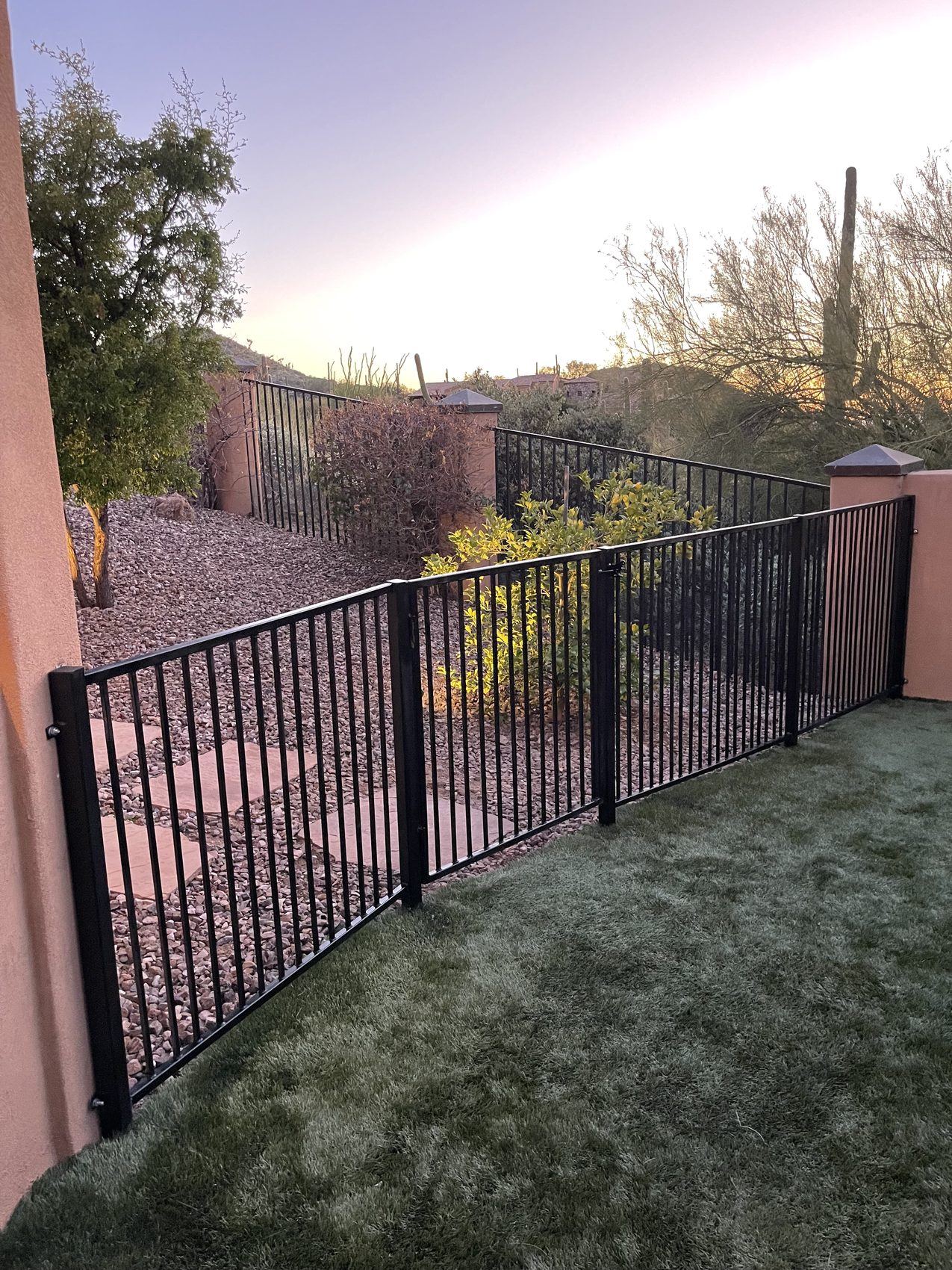 Dog Run Wrought Iron