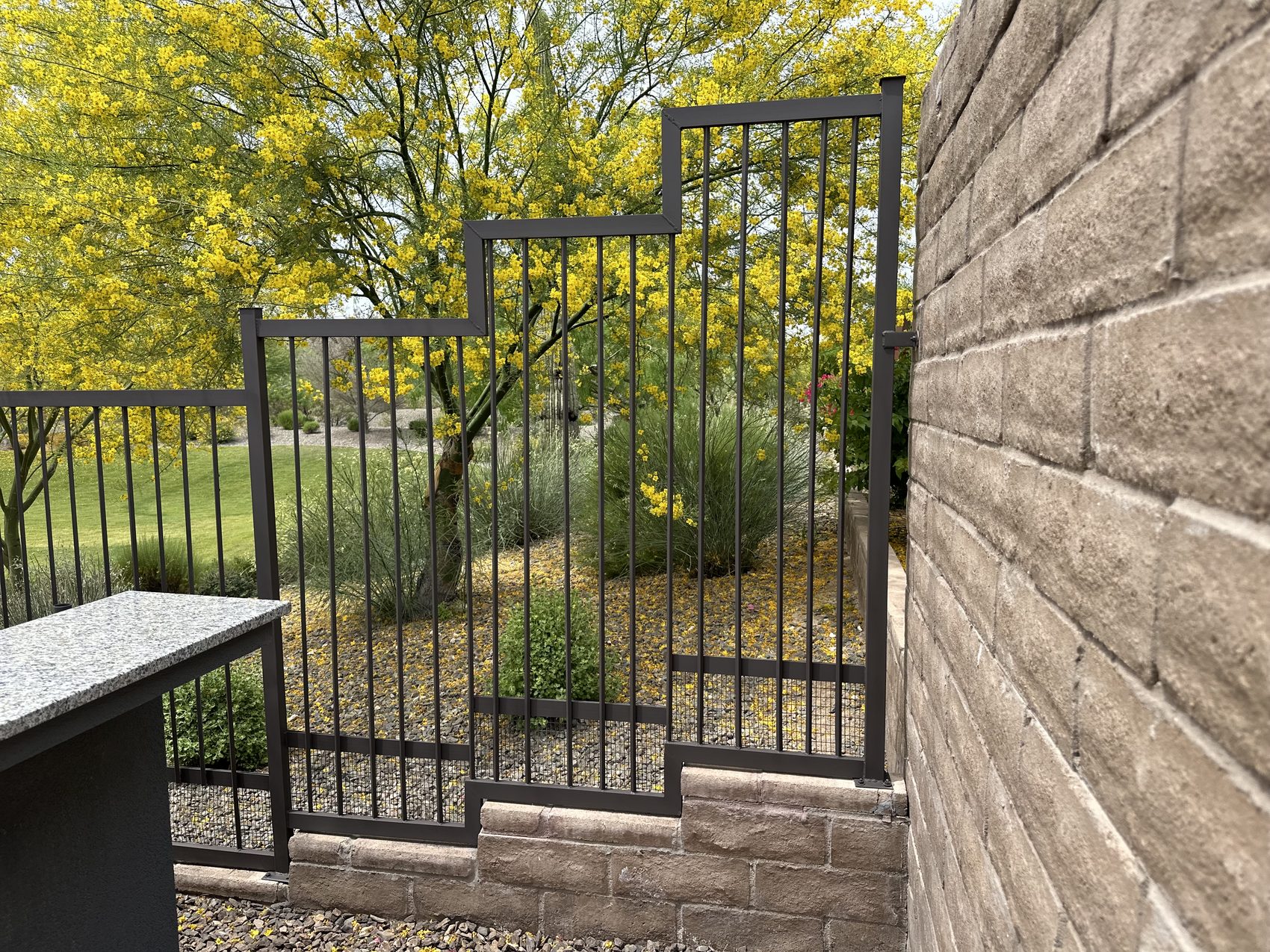 Stair Step Wrought Iron